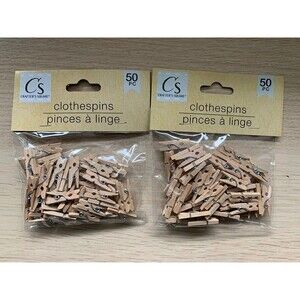 Two Crafter's Square Mini Clothes Pins 50 count